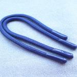 Custom Logo 100% Polyester 5mm Braided Drawstring Cord for sale