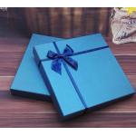 Ribbon Square Gift Boxes With Lids 4C Offset Printing Packaging for sale