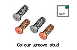 China Colour Groove Stud, Welding Studs for Capacitor Discharge Stud Welding supplier