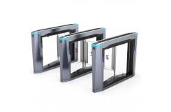 China 304 Stainless Steel Safe Entry Swing Barrier Turnstile Anti Reverse Intrusion supplier