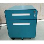 Rounded Corners 2 Drawers Steel Mobile Pedestal File Cabinet