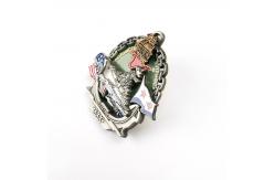 China Custom 3D Badge Layers Screw Exceptional Craftsmanship For Tournaments supplier