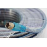 Terminated RG6 CATV Cable with Two Golden F Connectors for Satallite System Use for sale