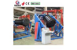 China Fully Automatic Delta PLC Controlled Rock and Roll Rotomolding Machine supplier