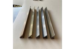 China 304 T Slot Stainless Steel Tile Trim Mirror Finish Width T6-T50 supplier