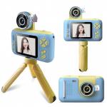 180 Degree Kids Digital Cameras Blue 10.4x5.4x3.6cm Waterproof for sale