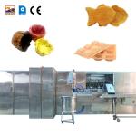 89 Baking Plates 14m Long Waffle Basbet Production Line Wafer Bowl Production PLC Controlled for sale