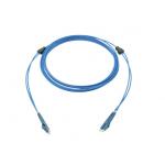 Indoor / Outdoor FTTH Duplex Armored Fiber Patch Cord for National defense for sale