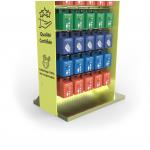 Pegboard Cellphone Accessories Display Stand With Hooks