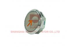 China Round Lift Elevators Parts Elevator Switch Push Button With Braille supplier