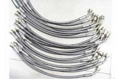 China 1 / 8'' Braided Brake Hose ,  Custom PTFE Lined Hose  For Ship Industry supplier