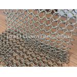 Metal Chain Link Bronze 3mm Ring Mesh Curtain Stainless Steel With Customized Pattern