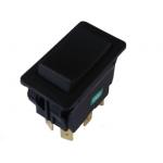AC Electric Power Switch On Off On Momentary 4 Terminal Black Color for sale