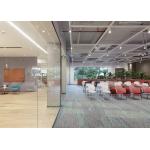 Single Glass Office Partitions Wall Frameless Optimizing Workspaces Modern for sale