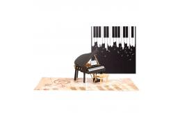 China Custom Laser Cut 3d Greeting Cards Popup 150mm X 200mm supplier