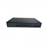 15.4W 8 Port SFP Fiber Switch for sale
