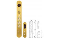 China Titanium Gold Lift Cop Panel Any Optional Button With Box Side Opening supplier
