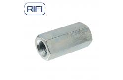 China 3/8 Metal Hardware Fasteners Threaded Steel Rod Coupler Galvanized supplier