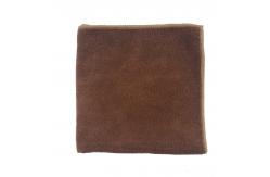 China Warp Knitting Brown Microfiber Fabric 40x40 Piped 80% Polyester supplier