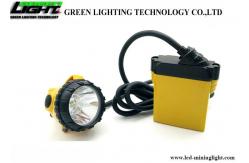 China 348lum 25000lux 10.4Ah Lithium Battery Coal Miners Headlamp supplier