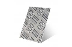 China 3mm 5mm Anti Slip SS Checkered Sheet With Pattern Hot Rolled Stainless Steel Sheet supplier