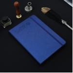A5 Classic Ruled Lined Notebook , Dark Blue Personalised Organiser Diary
