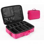Adjustable Dividers Travel Cosmetic Organizer Toiletry Bag for sale