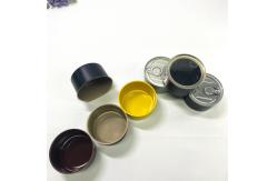 China 80g D65x38mm Tinplate Container For Pet Food With Lids And Labels Customized supplier