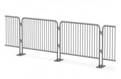 China Temporary H1.2m Galvanized Crowd Barrier Fencing supplier