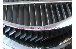 China Custom Made 316l Chevron Plate Vane Demister With Edge Cover supplier