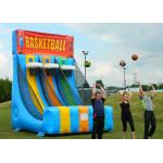 Enviromental Inflatable Basketball Hoop With Basketball Shooter Games for sale