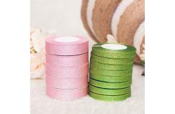 China Glitter And Metallic Gift Wrap Ribbon Roll Reusable For Packaging supplier
