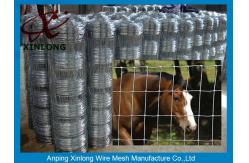 China Multi Function Galvanized Cattle Fence , Galvanized Horse Fence 30 - 100m Length supplier