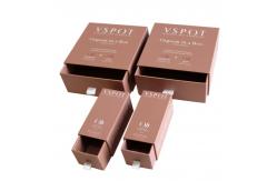 China Slide Out Gift Packing Boxes With Ribbon Rigid Cardboard And Custom Design supplier