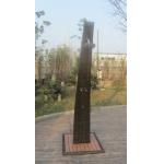 Strong All Weather Brown Shower With PE Rattan , Steel frame for sale
