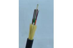 China ADSS 12 24 48 Core Span 100m 200m Armid Yarns Outdoor Fiber Optic Cable supplier