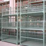Stackable Collapsible Steel Containers Hot Dipped Galvanized Metal Wire Mesh Storage Containers