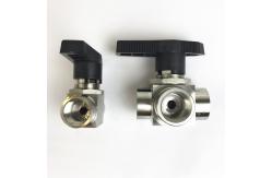 China SS Welding 3 Way Thread Ball Valve 8500psi Leak Tight Performance supplier
