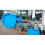 Hydraulic Heavy Hammer DN2000mm Flanged Butterfly Valve for sale