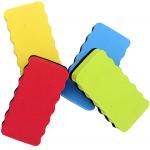 Small Felt Rectangle Magnetic Dry Eraser For Whiteboard With CMYK Color for sale