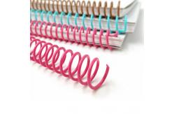 China A4 Box Packing PVC Spiral Ring 5/8'' With 36 48 Loops supplier