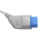 Medical TPU 14 Pin Spo2 Extension Cable Nihon Kohden 2.2m for sale