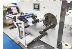 China Automatic High Paper Speed Lable Slitting Cutting And Rewinding Machine supplier