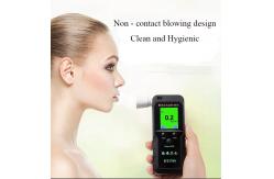 China Non Contact Portable Alcohol Detector Bluetooth Connection supplier
