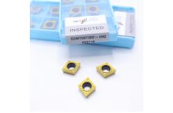 China Fracture Resistance Cermet Turning Tool Inserts Good Surface Smoothness CCMT09T302-1HQ supplier