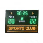 Led Soccer Football Electronic Scoreboard With Advertisment Moving Sign for sale