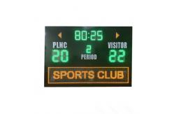 China Led Soccer Football Electronic Scoreboard With Advertisment Moving Sign supplier