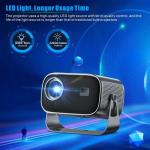 BT 5.0 Bluetooth Mini Portable Projector With Multi Angle Adjustment Keystone Correction And LED Light Source Display Chip for sale