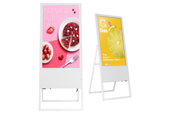 HD Portable Advertising Digital Signage Display 280cd/m2 LCD Screen 43Inch
