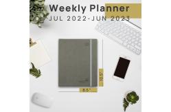 China FSC REACH ISO9001 Softcover Weekly Planner With Monochrome Inner Page supplier